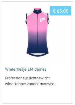 Wielerhesje LM dames