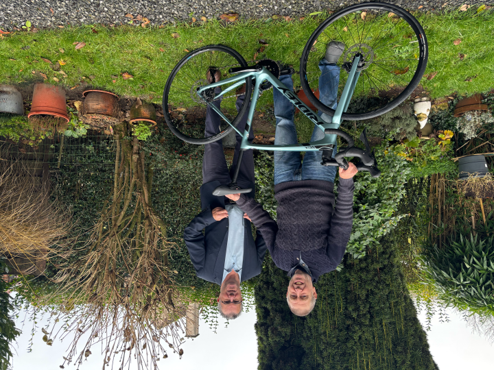 Alain De Rouck uit Hansbeke. Winnaar van de Ridley fiets in 2024.